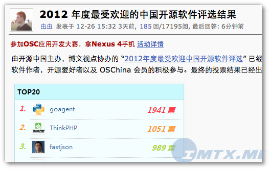 OS China Popular Soft